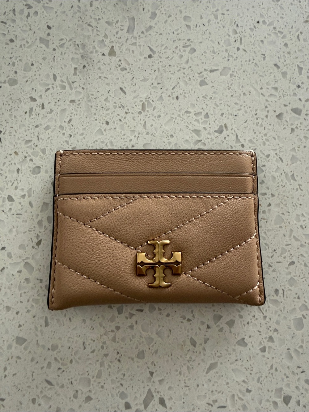 Tory Burch Kira Chevron Quilted Leather Card Case